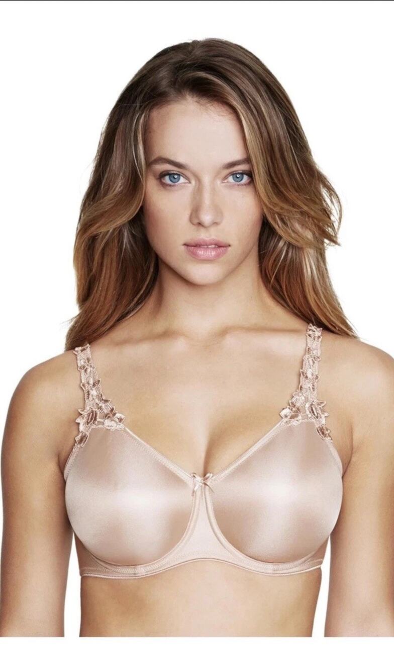 NWOT Dominique Mystique Full Comfort Fit Seamless Minimizer Bra Size 42H Beige